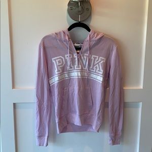 Lilac half zip sweatshirt
